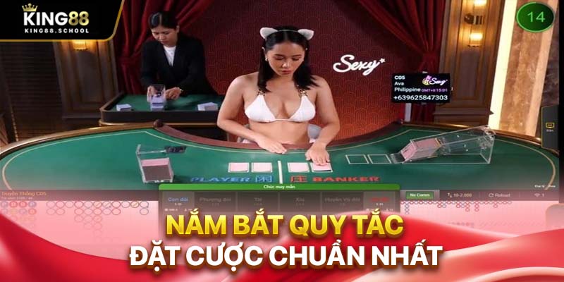 Cách Chơi Baccarat King88 Cơ Bản Đến Chiến Thuật Nâng Cao 2 Nắm bắt quy tắc đặt cược chuẩn nhất